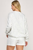 Fleece Camo Sweatshirt