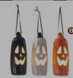 Ceramic Skinny Glow Pumpkins