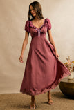V-Neck Satin Slip Dress