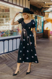 Polka Dot Midi Dress