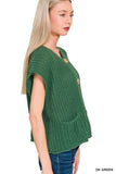 Four Button Sweater Vest