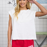 Washed Knit T-Shirt