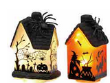 Small Glass Led Haunted House