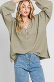 V-neck Knit Sweater