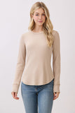 Ribbed Long Sleeve Top
