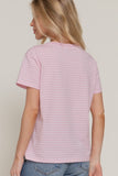 Short Sleeve Striped Tee