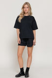 Oversized Soft Scuba Knit Top