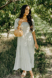 Smocked Tiered Midi Dress