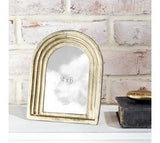 4x6 Gold Arch Photo Frame