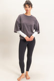 Washed Crew Neck Tee