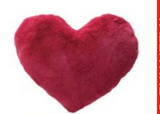 Fab Fluffy Heart Pillow