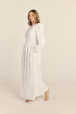 White Floral Maxi Dress