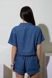 Boxy Denim Top
