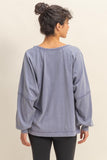 Oversized Long Sleeve Top
