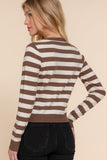 Striped V-Neck Sweater