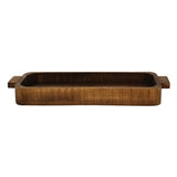 Small Brown Finsh Rectangular Tray