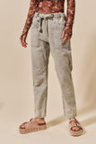 Vintage Washed Slim Barrel Pants
