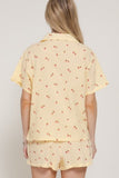 Printed Shirt & Shorts Set