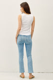 Ribbed Scoop Neck Tank