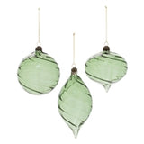 Green Glass Ornament