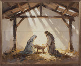 Holy Night Small Manger 10x8