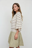 Striped Henley Top