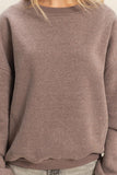 Crew Neck Oversized Sweatshirt