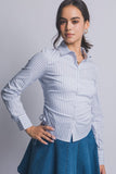 Striped Ruched Top