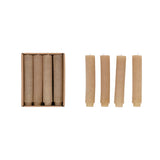 Unscented Pleated Taper Candles