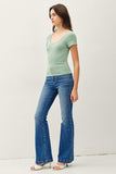 Basic Scoop Neck Tee