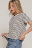 Short Sleeve Striped Tee