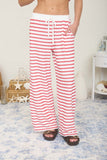 Textured Striped Lounge Pants