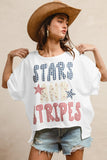 Stars and Stripes Patchwork Tee