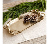 Gold Tray Ribbon Handles