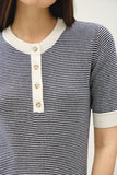 Striped Henley Sweater