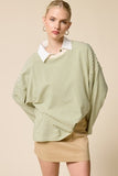 Striped Oversized Top