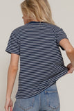 Short Sleeve Striped Tee