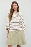 Striped Henley Top