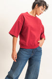 Washed Crew Neck Tee