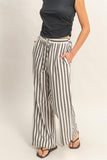 Striped Wide Leg Pants