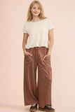 Short Sleeve Shirred Knit Top