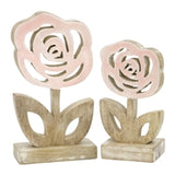 Wood And Enamel Rose