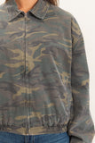 Camouflage Zip-Up Jacket