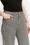Super High Loose Fit Striped Jeans