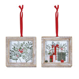 Mdf Christmas Greenery Ornament