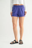 Cuffed Athleisure Shorts