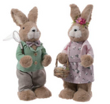 Fabric Easter Bunny Couple