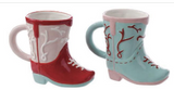 Ceramic Cowgirl Boot Mug