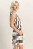 Striped Sleeveless Romper
