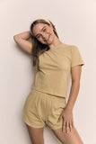 Mineral Washed Cotton Jersey Tee